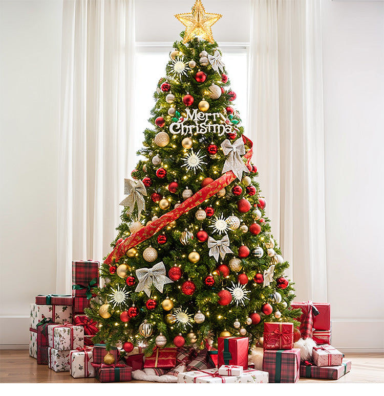 2025New Christmas Tree Dense Home Large Package High-End Christmas Decoration Mall Scene Setup