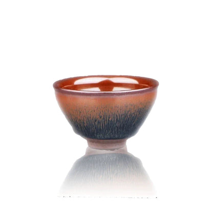 Master Grade Raw Mineral Raw Glaze Rabbit Hair Jian Zhan Tea Cup Master Cup Personal Use Tea Cup Iron Body Tea Cup Flawless