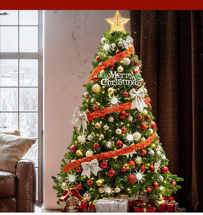 2025New Christmas Tree Dense Home Large Package High-End Christmas Decoration Mall Scene Setup