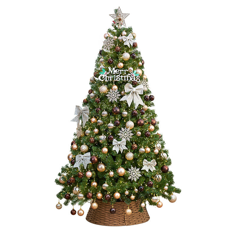 2025New Christmas Tree Dense Home Large Package High-End Christmas Decoration Mall Scene Setup