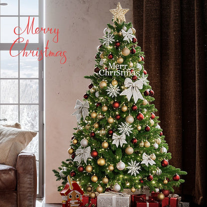 2025New Christmas Tree Dense Home Large Package High-End Christmas Decoration Mall Scene Setup