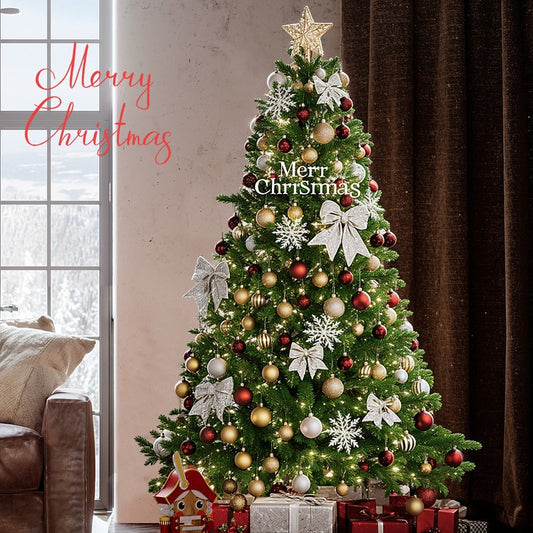 2025New Christmas Tree Dense Home Large Package High-End Christmas Decoration Mall Scene Setup