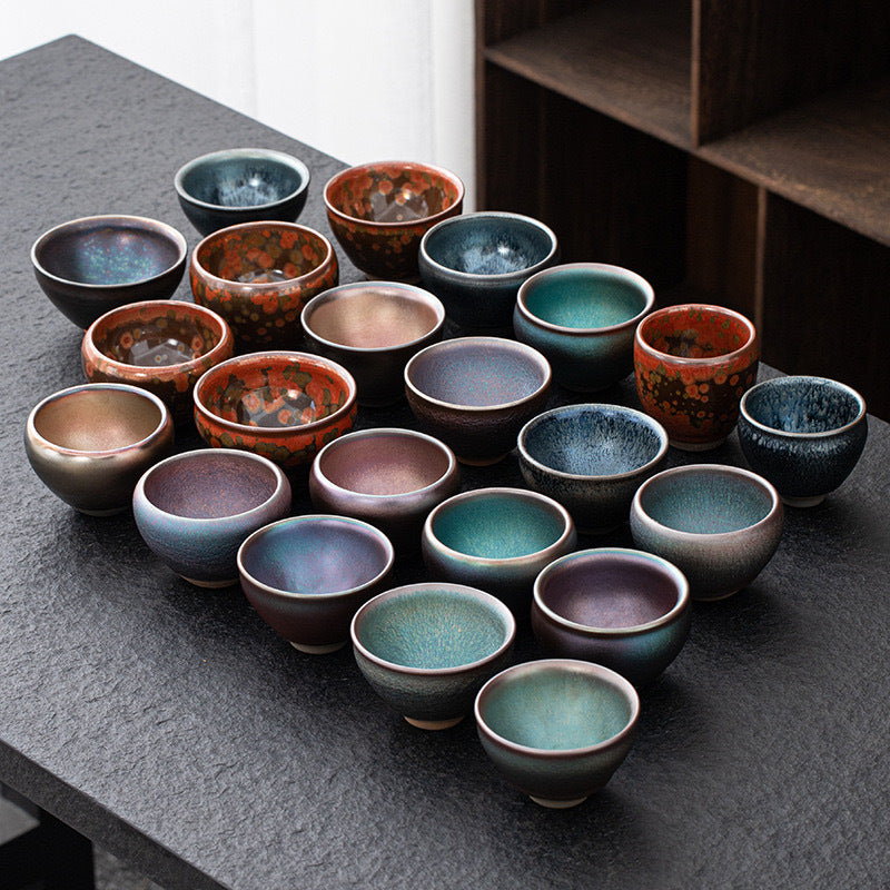 Master Grade Raw Mineral Raw Glaze Rabbit Hair Jian Zhan Tea Cup Master Cup Personal Use Tea Cup Iron Body Tea Cup Flawless