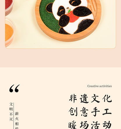 Cloisonné Enamel diy Material Kit Cloisonné Coaster Chinese Style Handmade Team Building Warm-Up Activity Manufacturer Wholesale