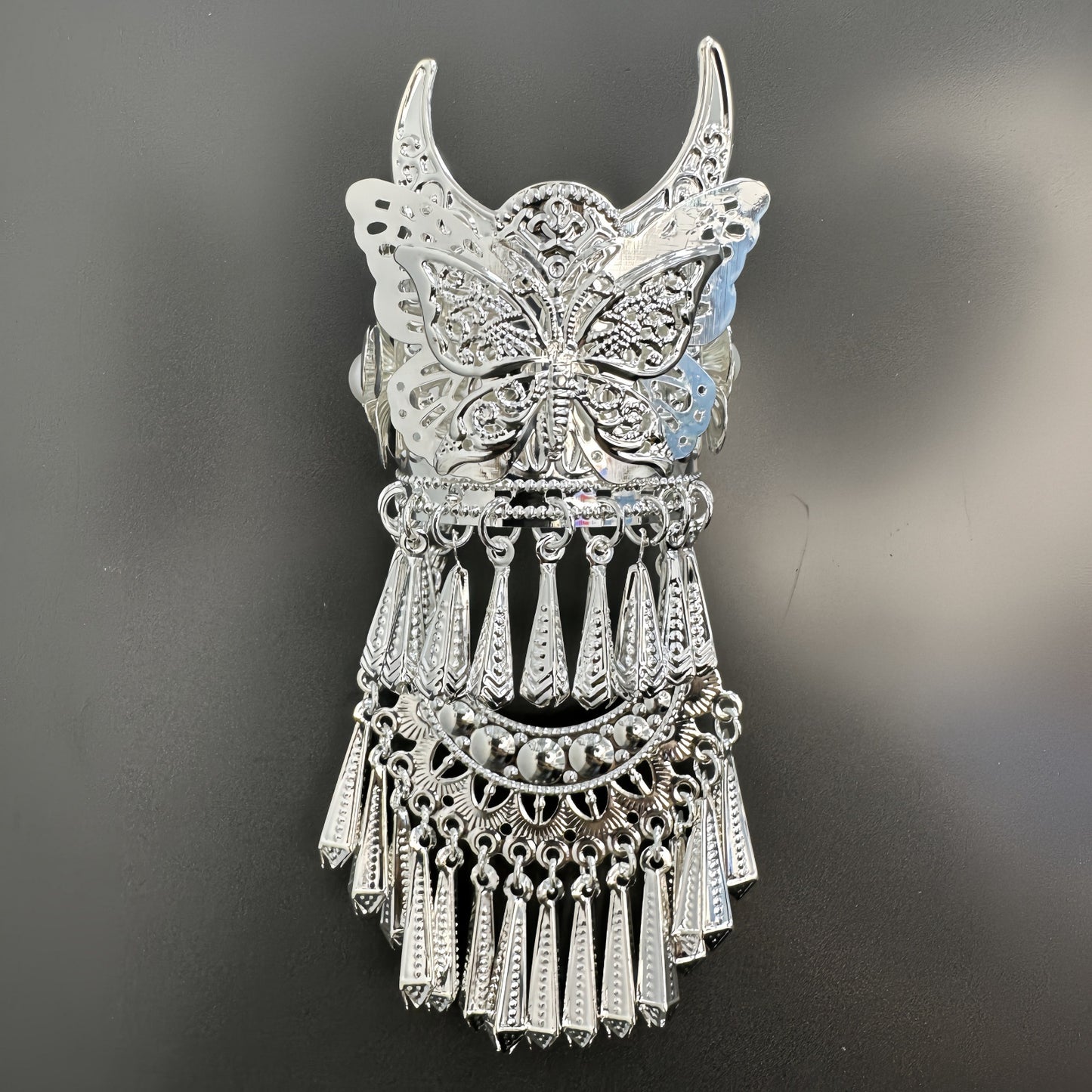 Guizhou Miao Ethnic Cultural Creative Refrigerator Magnet Dai Embroidery Cloth Large and Small Frame Three-Dimensional Phoenix Looking Back Guizhou Tourist Souvenir