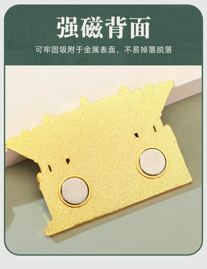 Beijing Chongqing Guangzhou Xi'an Wuhan Xiamen National Style Cultural and Creative Custom Metal Quicksand Refrigerator Magnets Chinese Cities