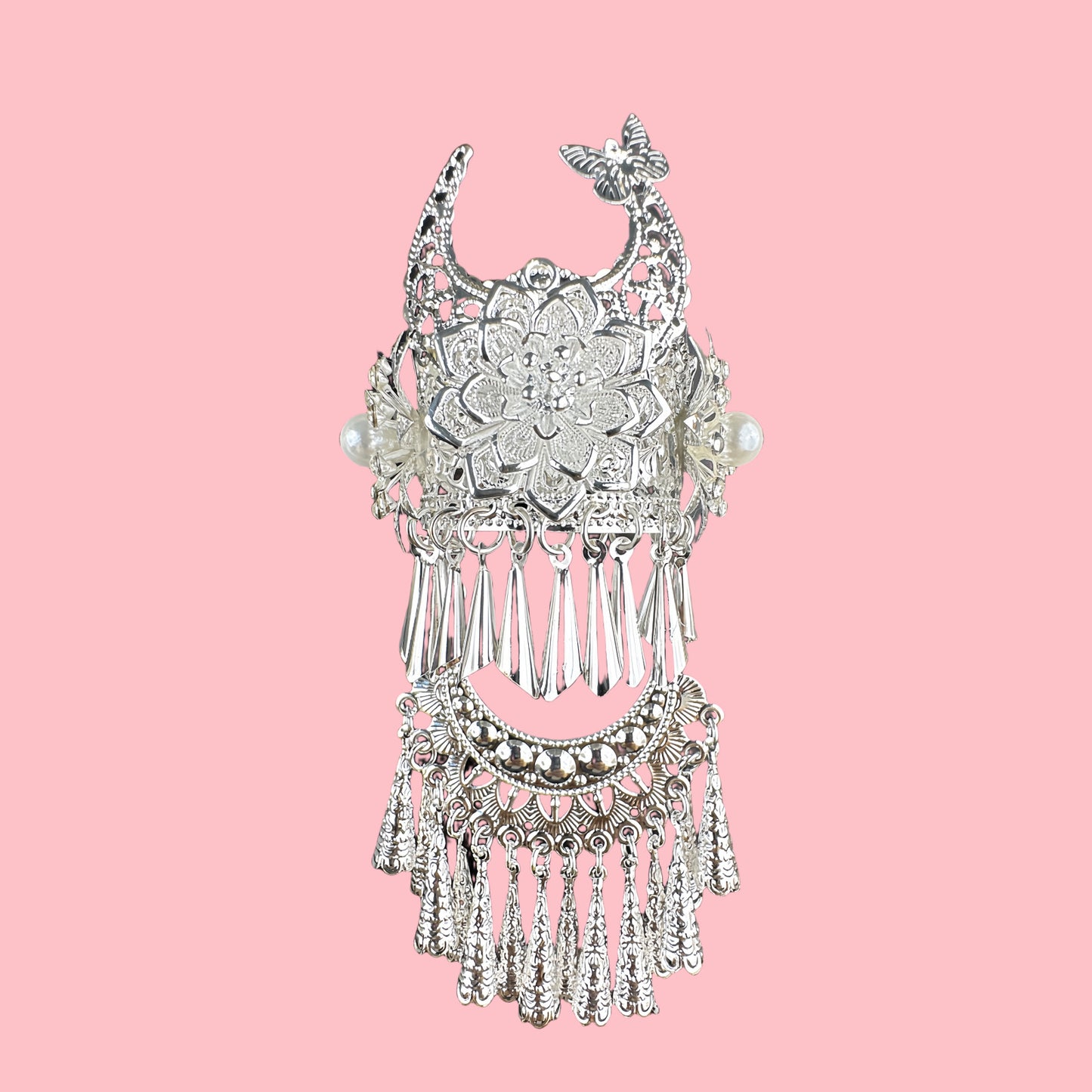 Guizhou Miao Ethnic Cultural Creative Refrigerator Magnet Dai Embroidery Cloth Large and Small Frame Three-Dimensional Phoenix Looking Back Guizhou Tourist Souvenir