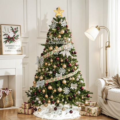 2025New Christmas Tree Dense Home Large Package High-End Christmas Decoration Mall Scene Setup