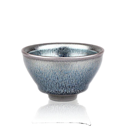 Master Grade Raw Mineral Raw Glaze Rabbit Hair Jian Zhan Tea Cup Master Cup Personal Use Tea Cup Iron Body Tea Cup Flawless