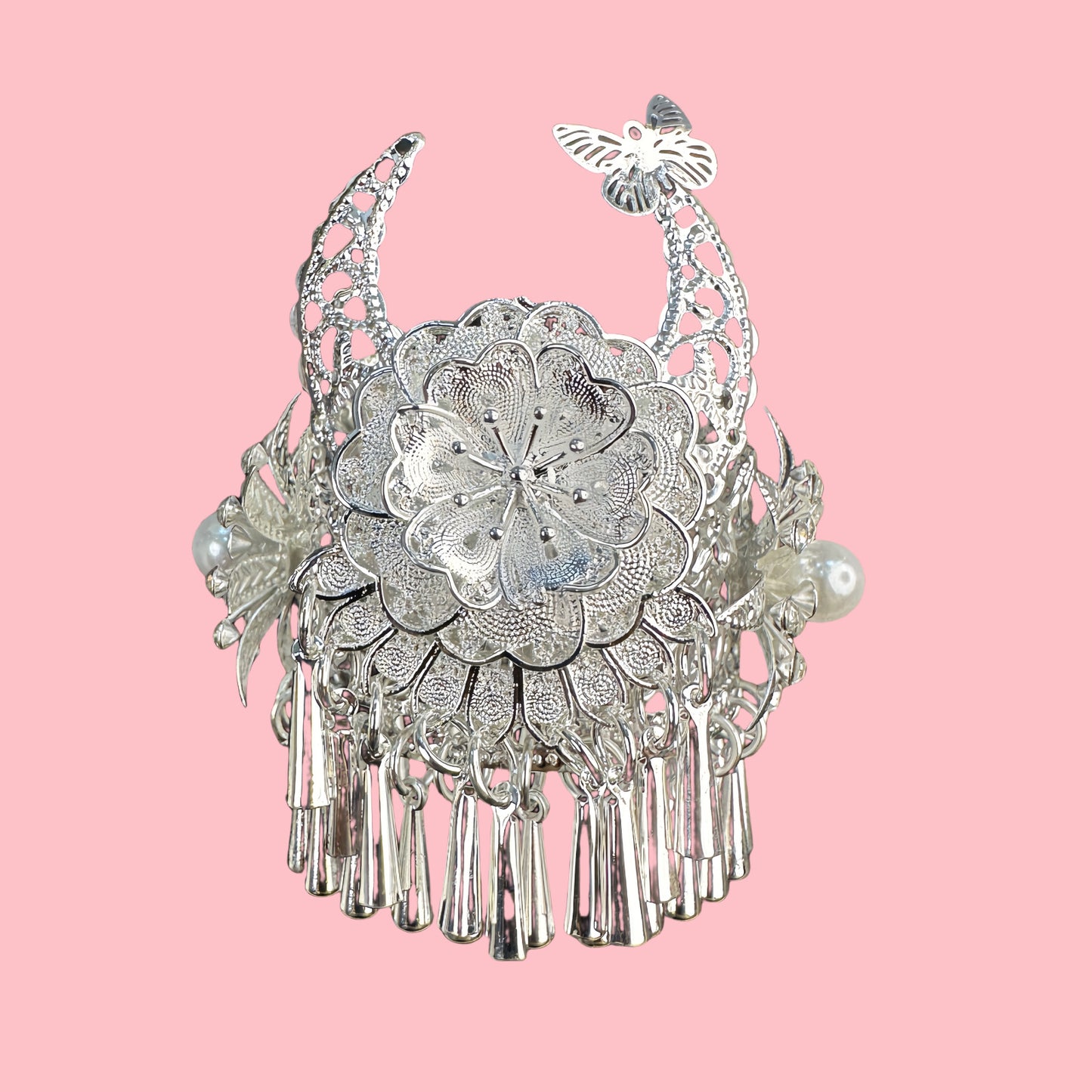 Guizhou Miao Ethnic Cultural Creative Refrigerator Magnet Dai Embroidery Cloth Large and Small Frame Three-Dimensional Phoenix Looking Back Guizhou Tourist Souvenir