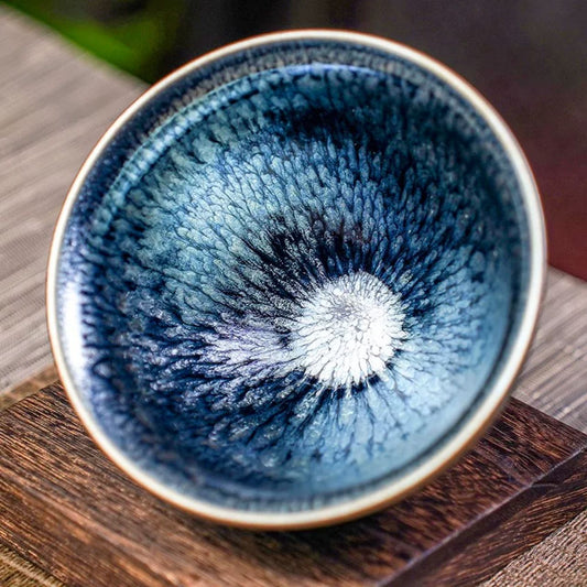 Master Grade Raw Mineral Raw Glaze Rabbit Hair Jian Zhan Tea Cup Master Cup Personal Use Tea Cup Iron Body Tea Cup Flawless