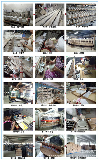 Coarse Pottery Tea Cup Creative Tea Cup Japanese Style Tea Cup Cross-Border Supply Retro Ceramic Master Cup Kung Fu Small Tea Bowl