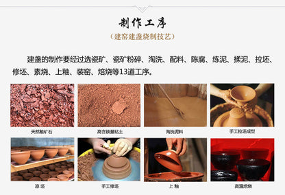 Master Grade Raw Mineral Raw Glaze Rabbit Hair Jian Zhan Tea Cup Master Cup Personal Use Tea Cup Iron Body Tea Cup Flawless