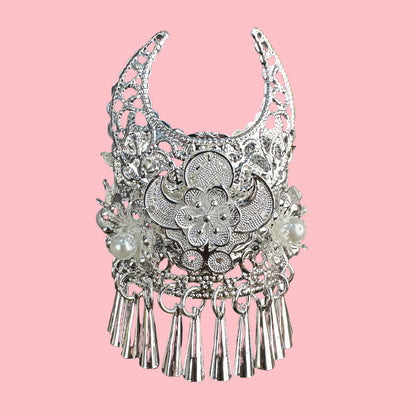 Guizhou Miao Ethnic Cultural Creative Refrigerator Magnet Dai Embroidery Cloth Large and Small Frame Three-Dimensional Phoenix Looking Back Guizhou Tourist Souvenir